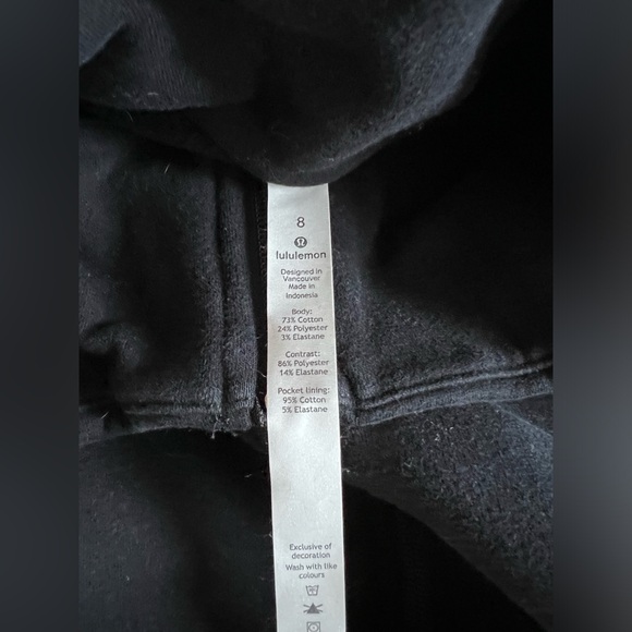 Lululemon Pleat Perfection Jacket Black (Sz 8) - Picture 4 of 4